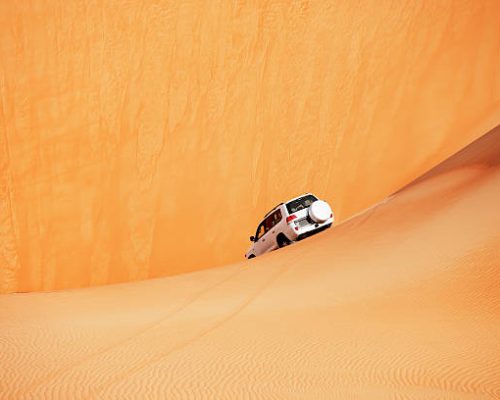 4x4 dune bashing is a popular sport of the Arabian desert